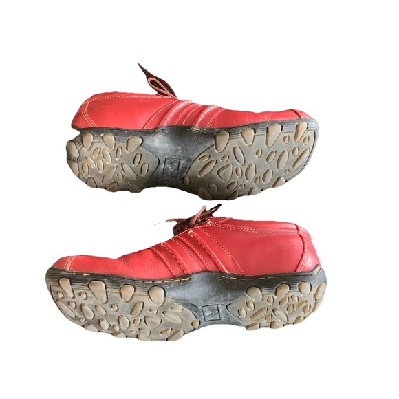 Men's DR. MARTENS 8A99 RED RARE Leather Lace up Oxford Air Cushion Shoe Size 7 - Picture 3 of 15